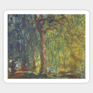 Weeping Willows by Claude Monet Sticker